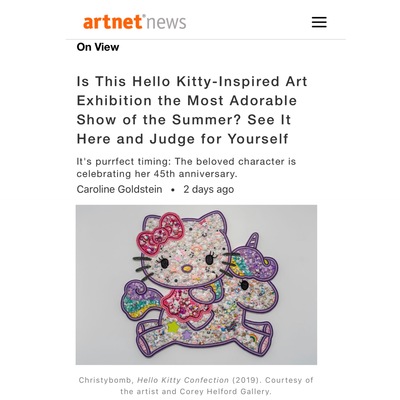 Thank you Artnet News!