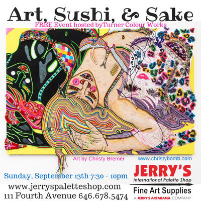 "Art, Sushi & Sake", a Turner Colourworks Demo Featuring Christybomb